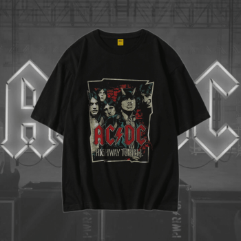 AC DC T-Shirt - Premium Cotton - AAZ Bangladesh