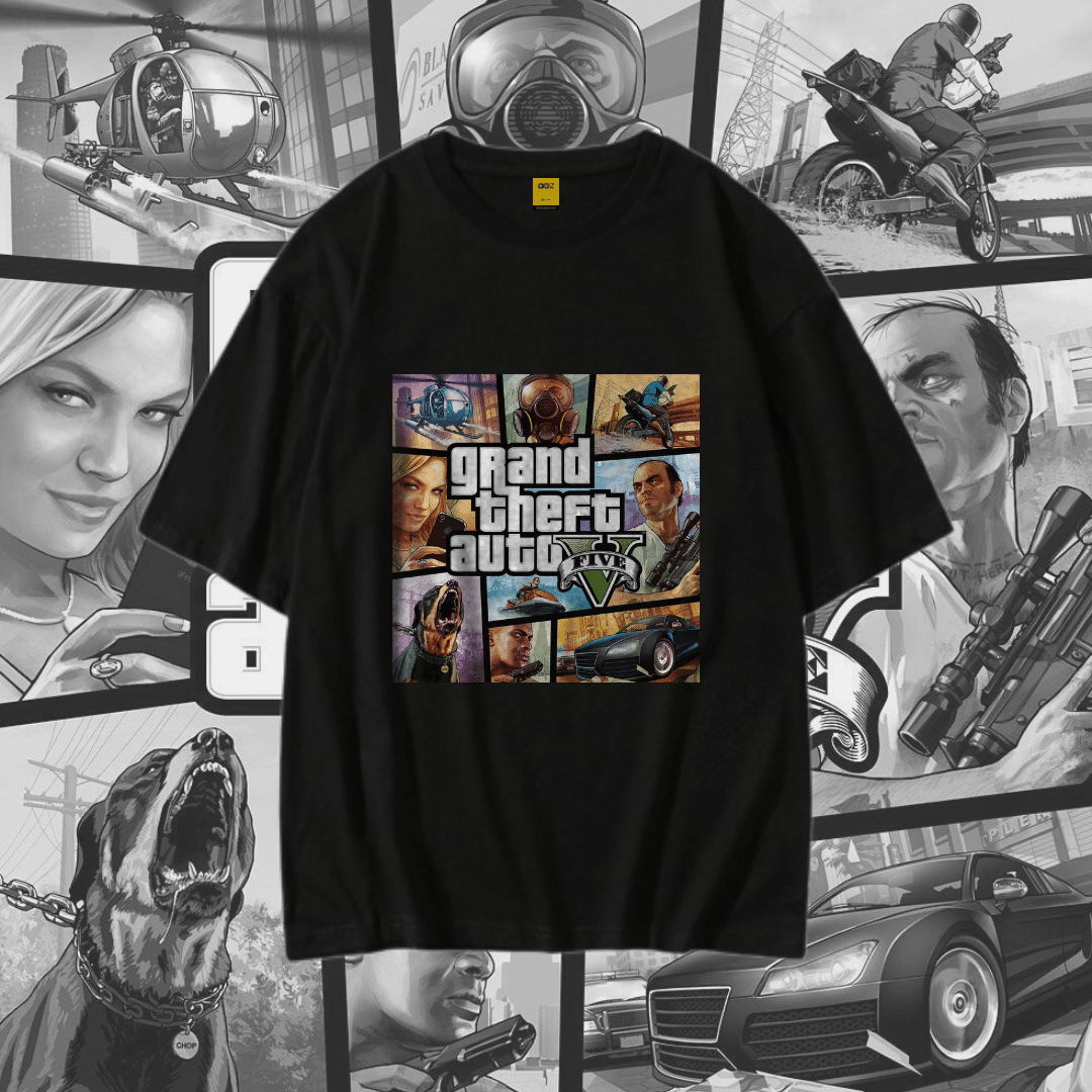GTA V T-Shirt - Premium Cotton - AAZ Bangladesh
