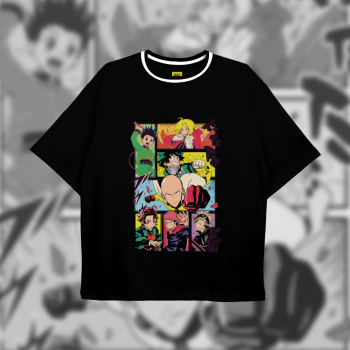 Shonen Characters T-Shirt - Premium Cotton - AAZ Bangladesh