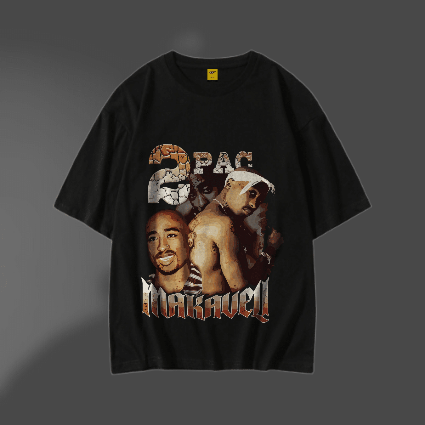 Oversized Drop Shoulder T-Shirt: 2Pac - Premium Quality - AAZ Bangladesh