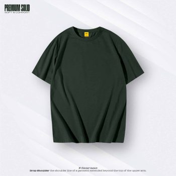 Olive Green T-Shirt - Premium Cotton - AAZ Bangladesh