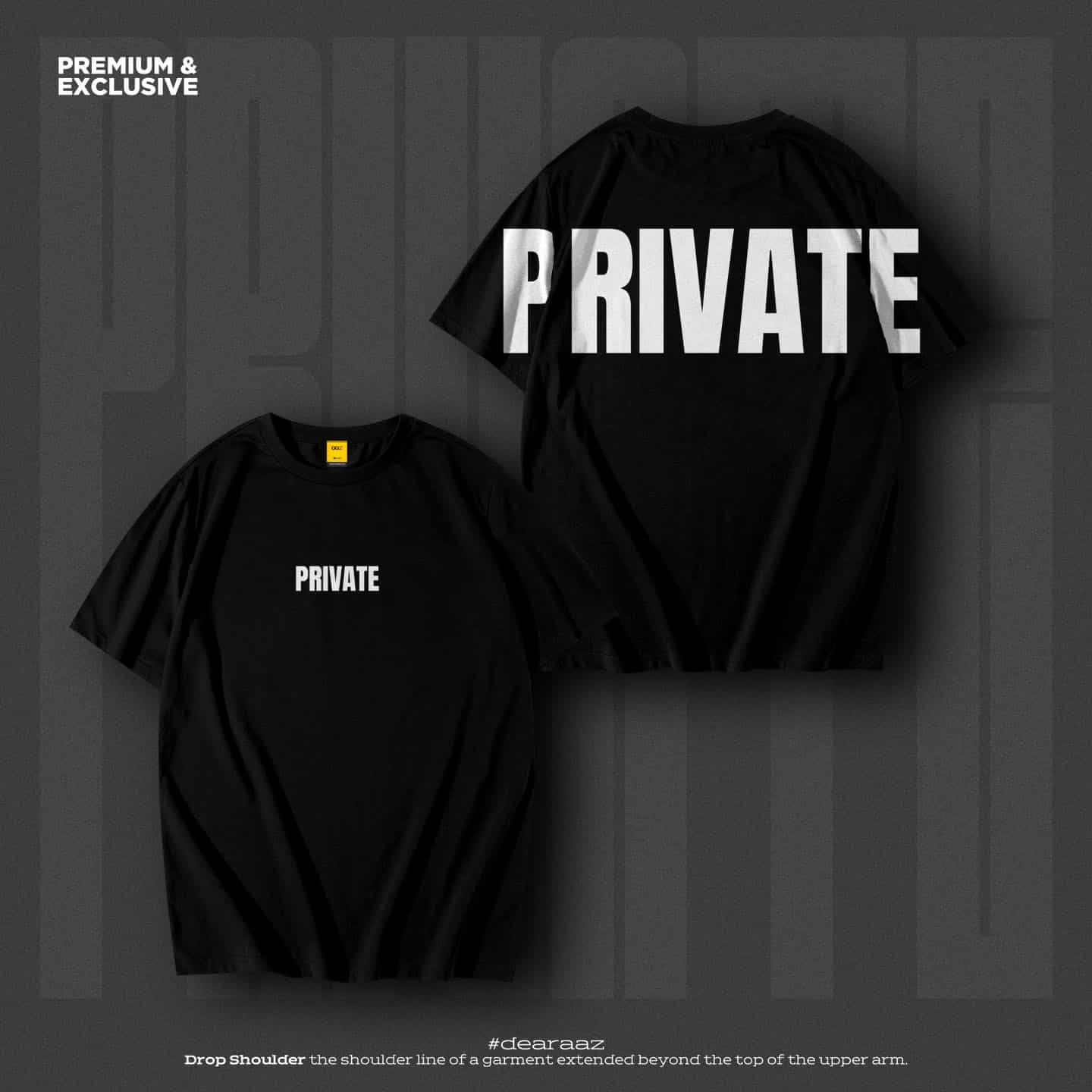 Private T-Shirt - Premium Cotton - AAZ Bangladesh