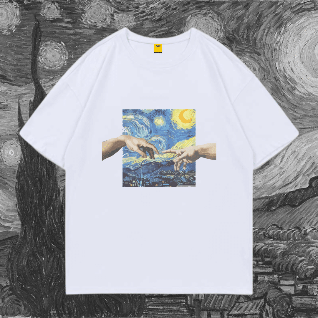 Starry Night 02 T-Shirt - Premium Cotton - AAZ Bangladesh