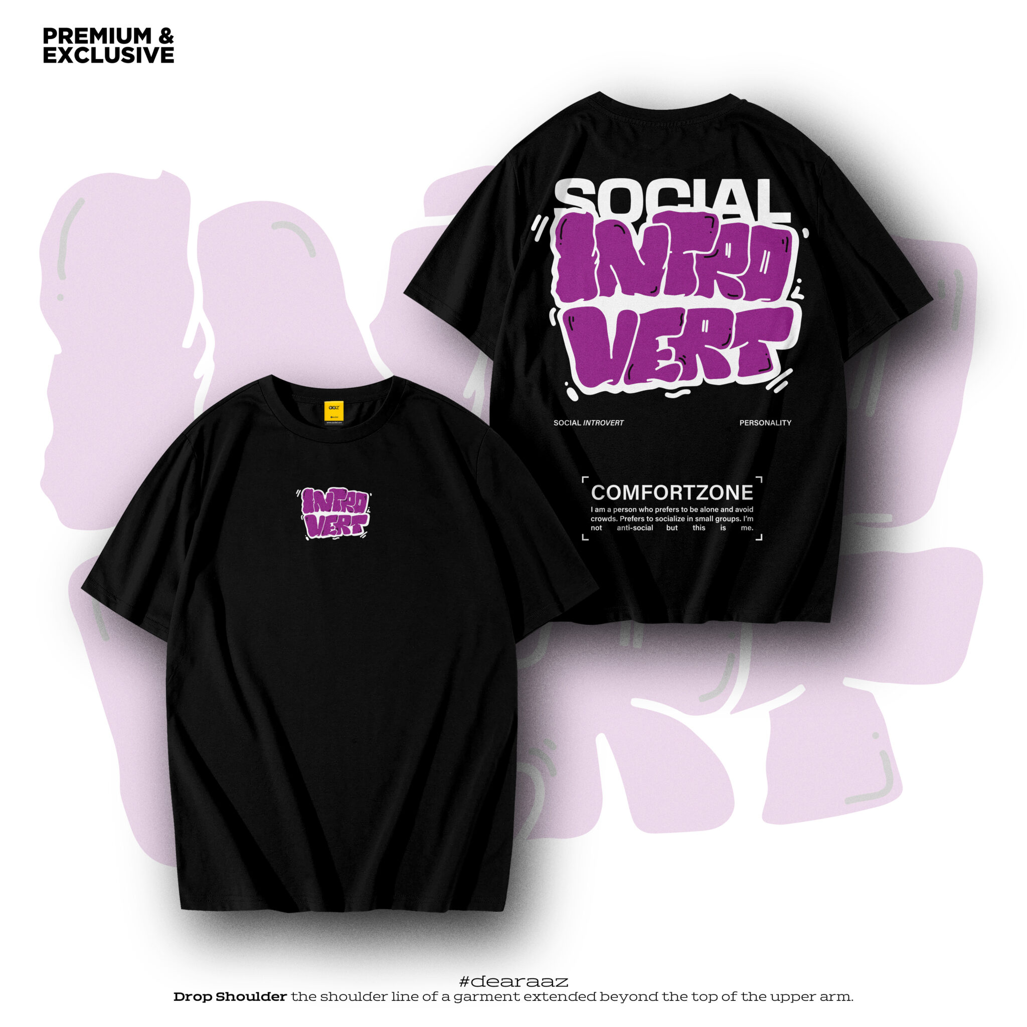 Introvert T-Shirt - Premium Cotton - AAZ Bangladesh