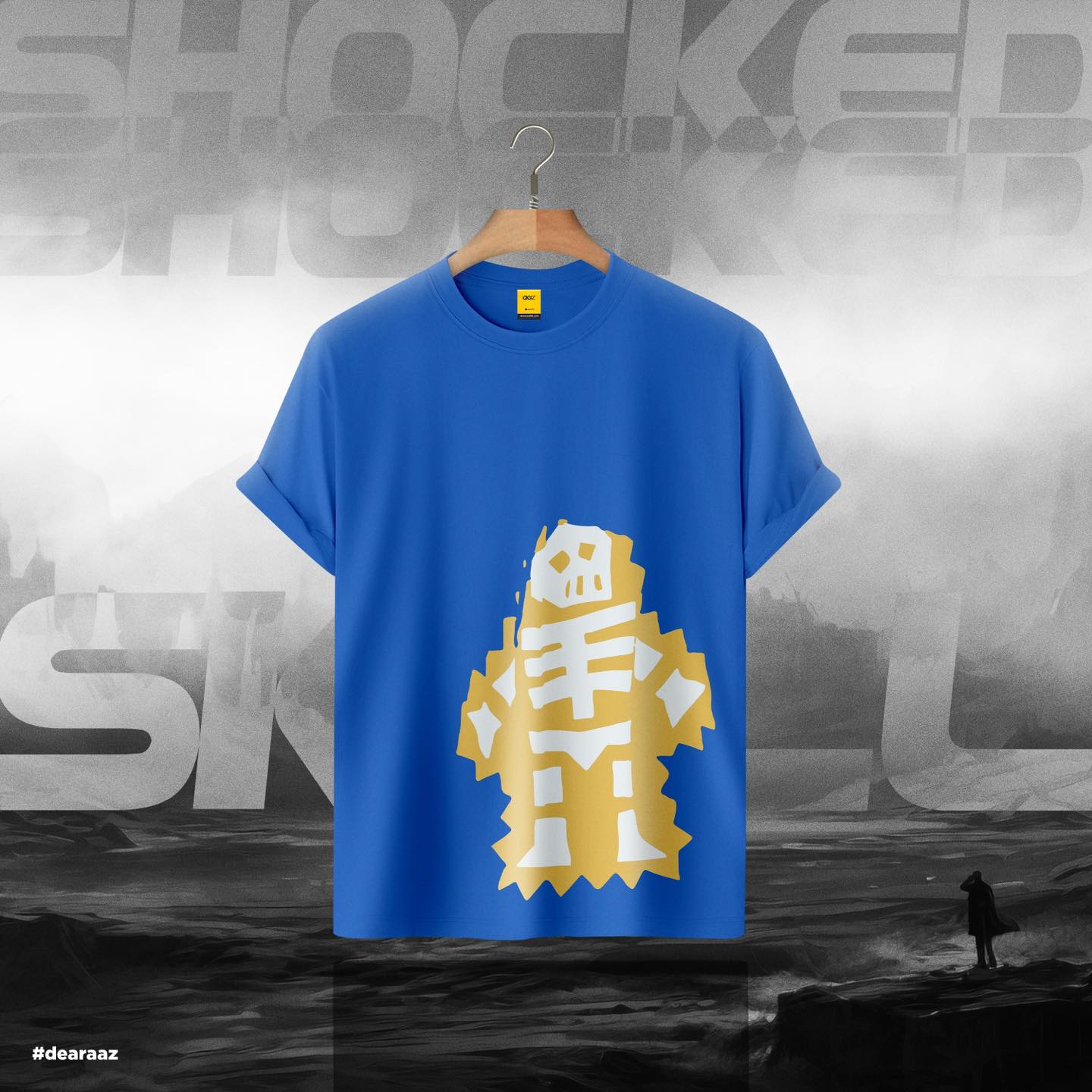 Shocked 02 Half - Premium Cotton - AAZ Bangladesh