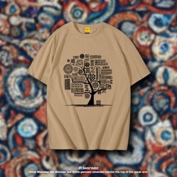 Ethnic Tree T-Shirt - Premium Cotton - AAZ Bangladesh