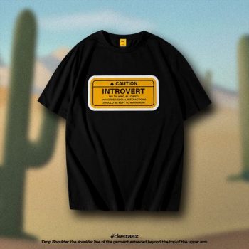 Introvert 02 T-Shirt - Premium Cotton - AAZ Bangladesh