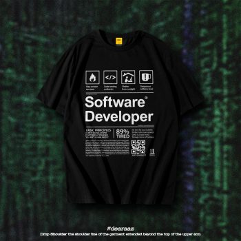 Software Developer T-Shirt - Premium Cotton - AAZ Bangladesh
