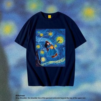 StarryNight X Anime T-Shirt - Premium Cotton - AAZ Bangladesh