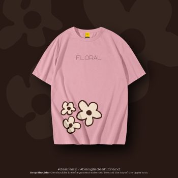 Floral T-Shirt - Premium Cotton - AAZ Bangladesh