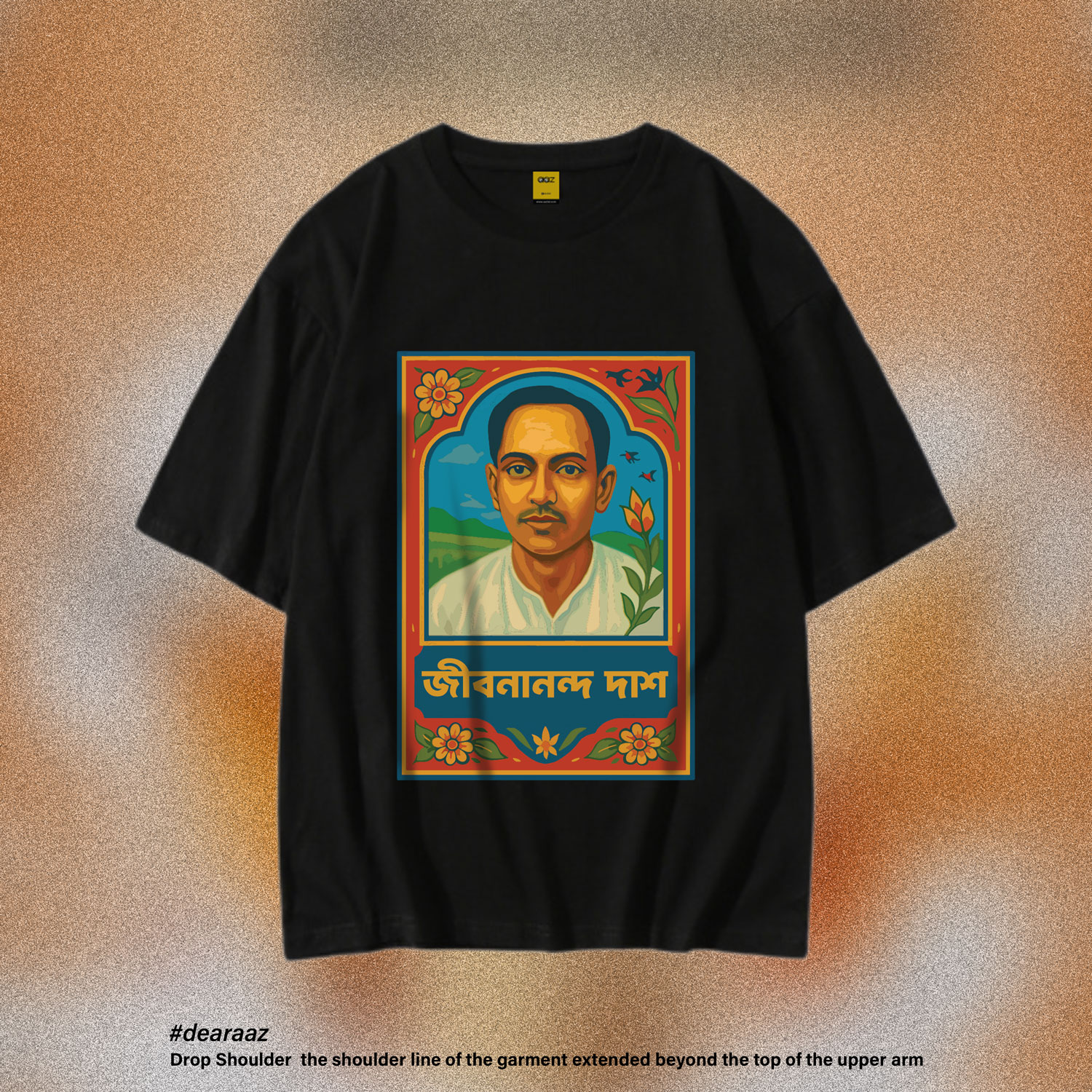 Legendary Locals T-Shirt: Jibanananda Das - Premium Quality - AAZ Bangladesh
