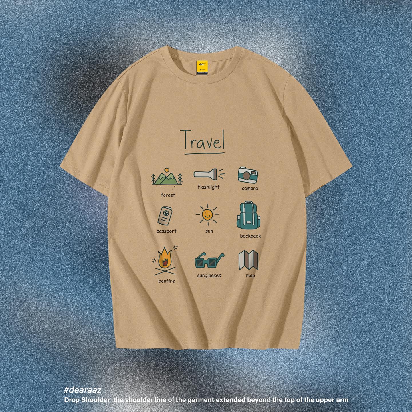 Travel T-Shirt - Premium Cotton - AAZ Bangladesh