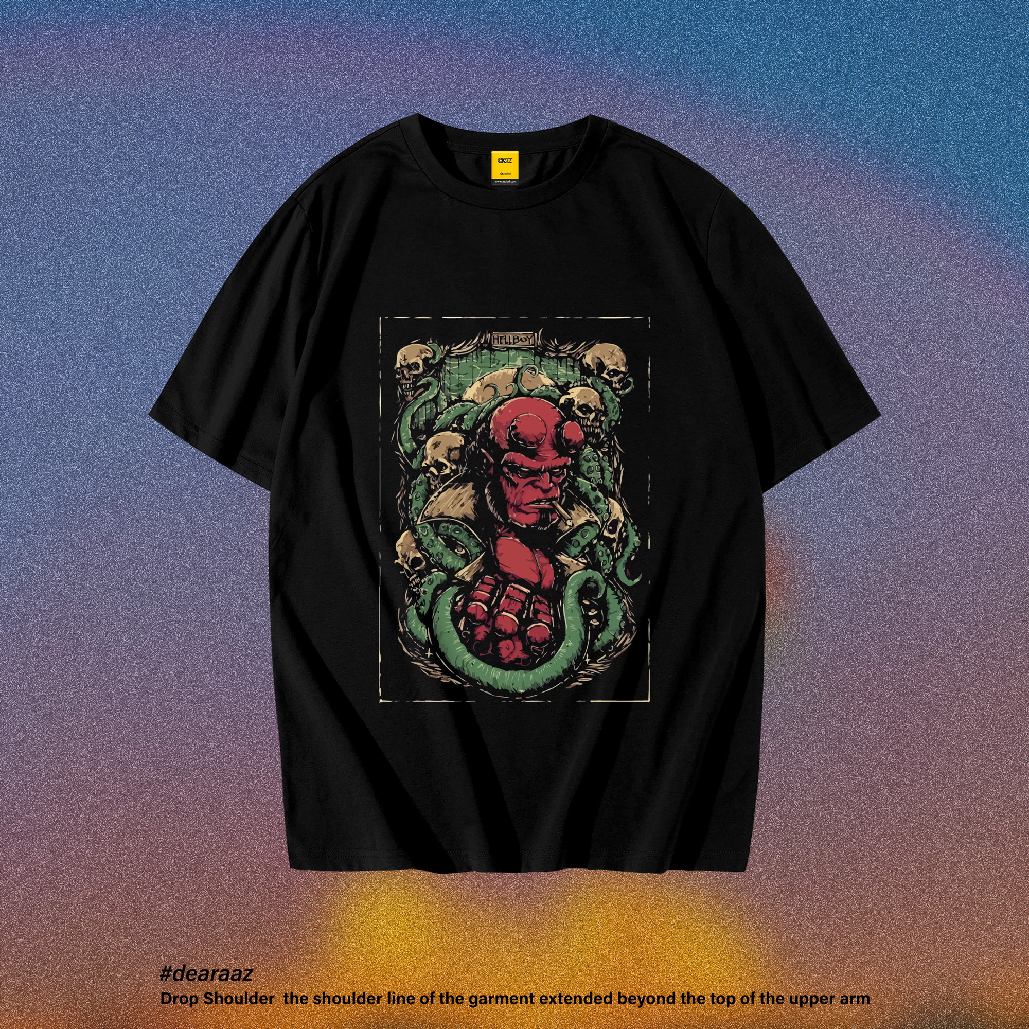Hellboy T-Shirt - Premium Cotton - AAZ Bangladesh