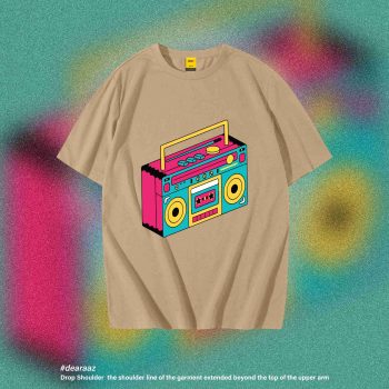 Cassette Player T-Shirt - Premium Cotton - AAZ Bangladesh