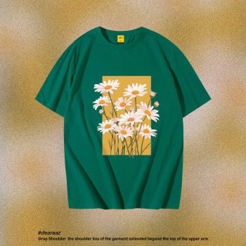 Flower 04 T-Shirt - Premium Cotton - AAZ Bangladesh