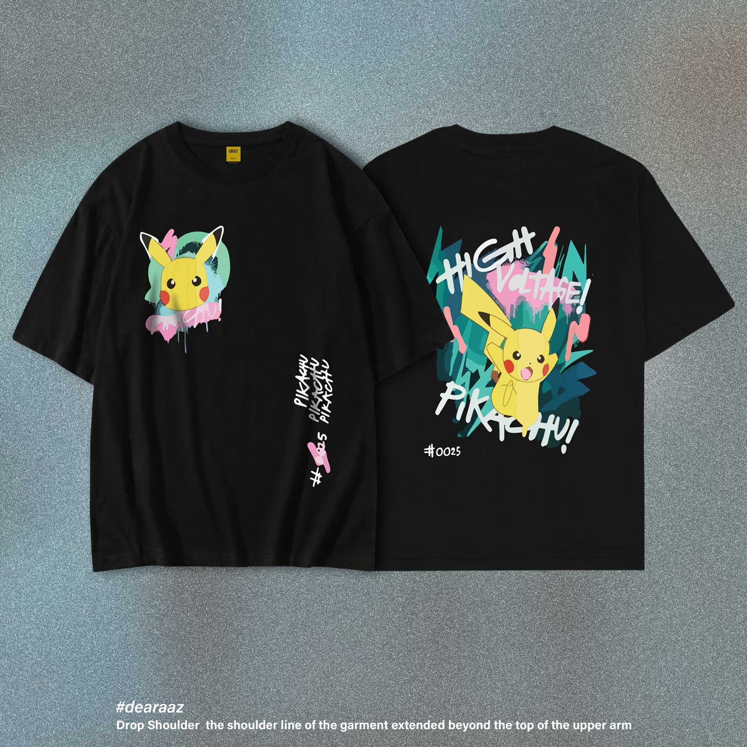 Pikachu 03 T-Shirt - Premium Cotton - AAZ Bangladesh