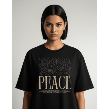 Peace 03 T-Shirt - Premium Cotton - AAZ Bangladesh