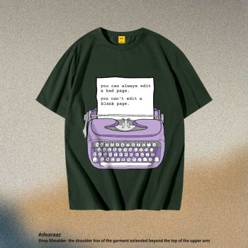 Typewriter T-Shirt - Premium Cotton - AAZ Bangladesh