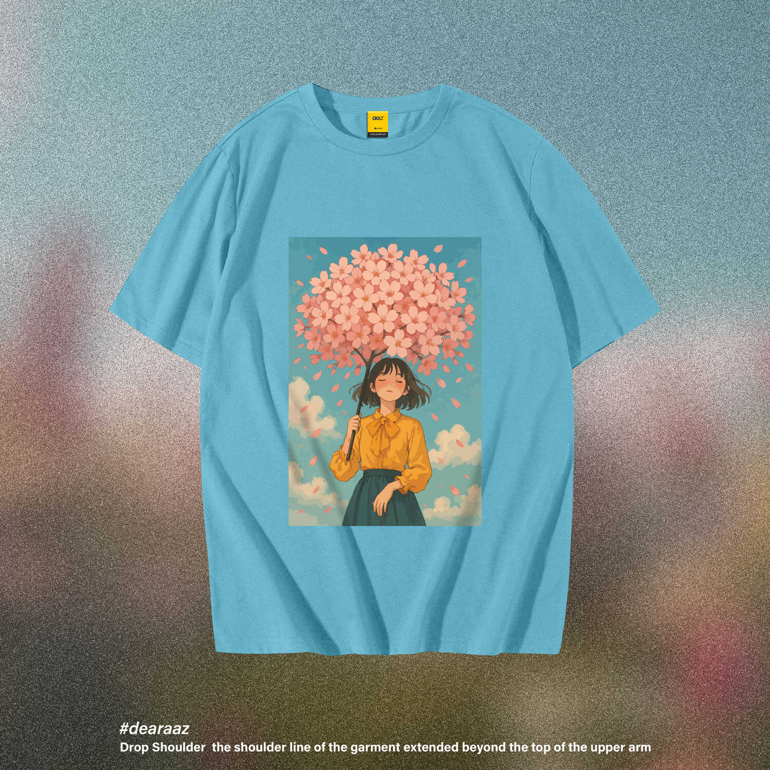 Cherry Blossom 02 T-Shirt - Premium Cotton - AAZ Bangladesh