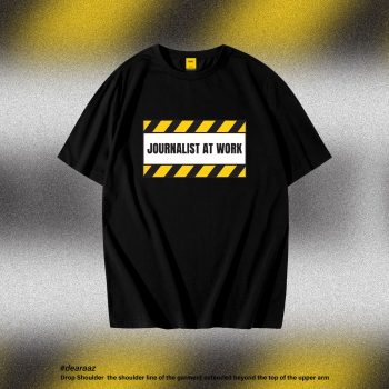Journalist T-Shirt - Premium Cotton - AAZ Bangladesh