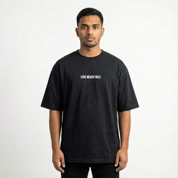 Love Never Fails T-Shirt - Premium Cotton - AAZ Bangladesh