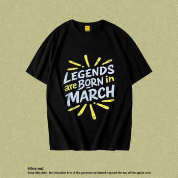 March T-Shirt - Premium Cotton - AAZ Bangladesh