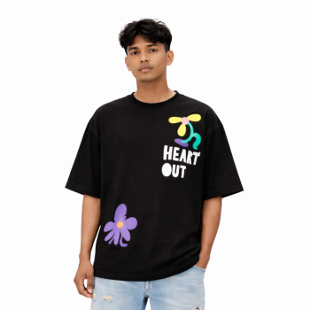 Heart Out T-Shirt - Premium Cotton - AAZ Bangladesh