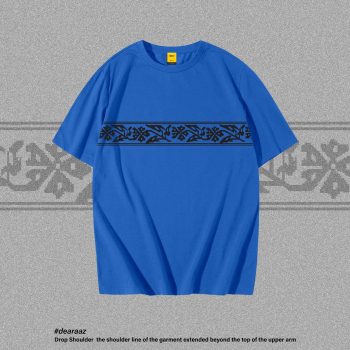 Jamdani Pattern Art 02 T-Shirt - Premium Cotton - AAZ Bangladesh