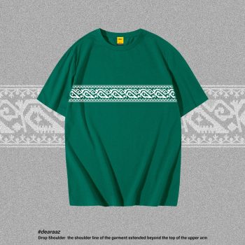 Jamdani Pattern Art T-Shirt - Premium Cotton - AAZ Bangladesh