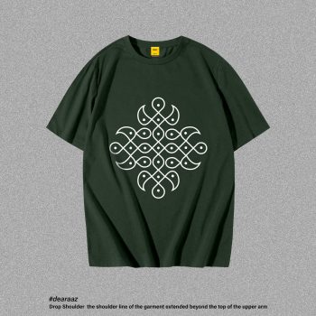 Kolam Art 02 T-Shirt - Premium Cotton - AAZ Bangladesh