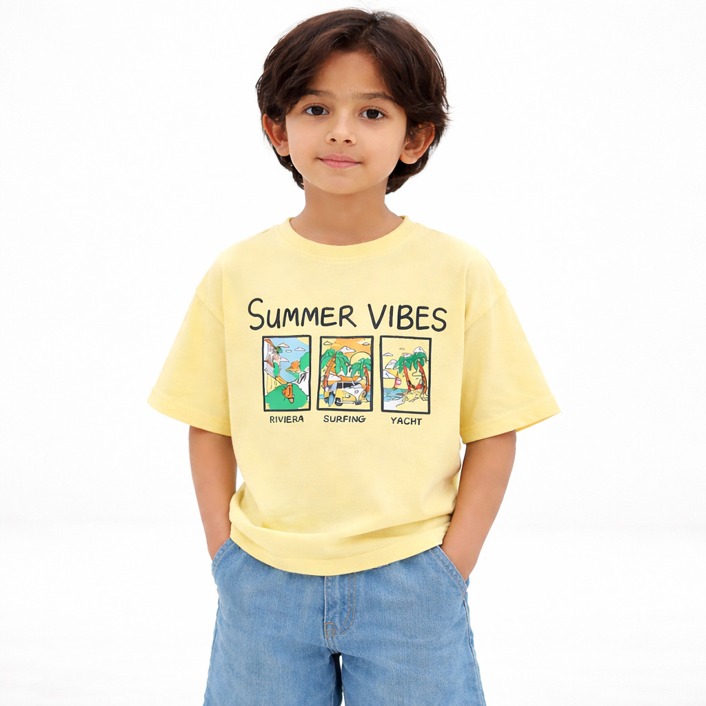 Kids T-Shirt – Summer Vibes - Premium Quality - AAZ Bangladesh