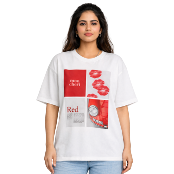 Red 02 T-Shirt - Premium Cotton - AAZ Bangladesh