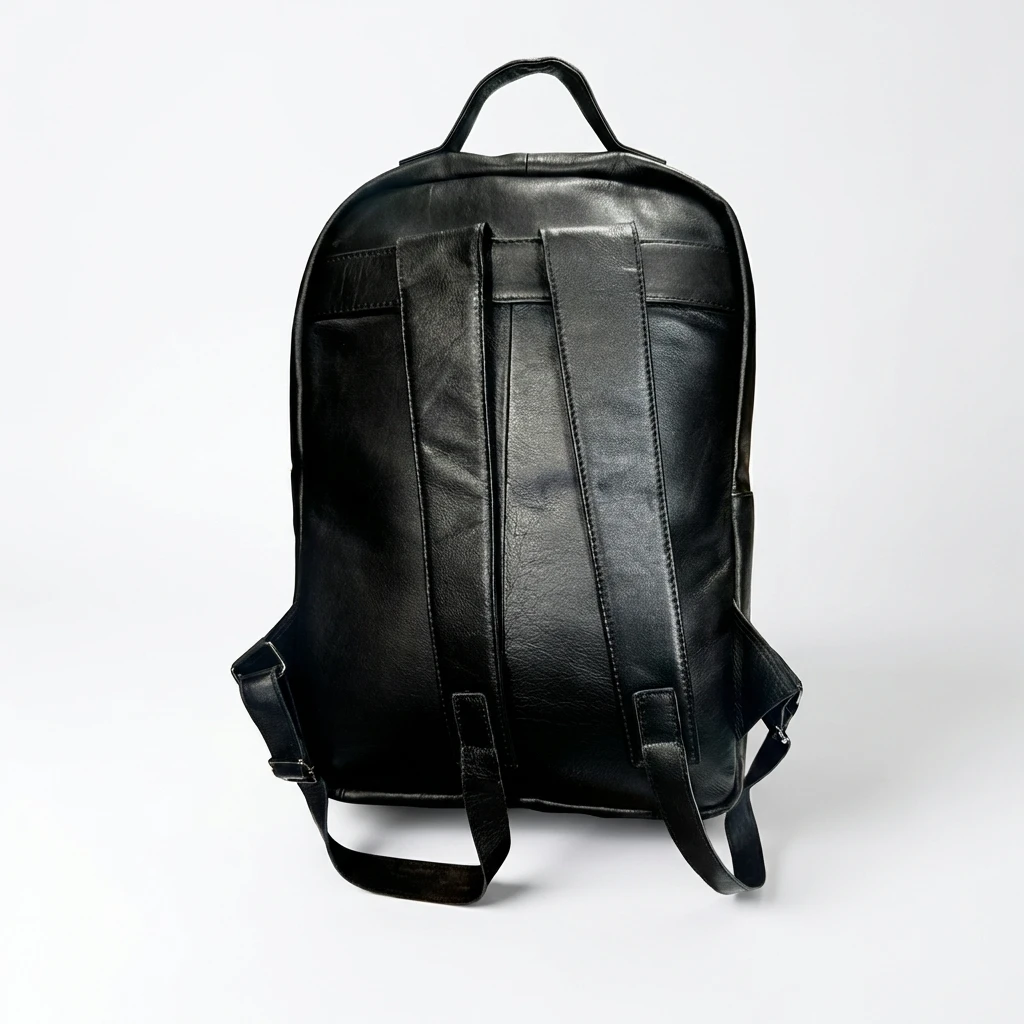 Velante Premium Leather Backpack: Black - Premium Quality - AAZ Bangladesh