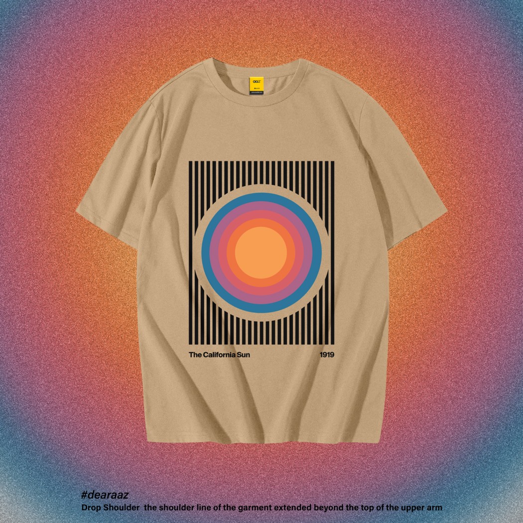 California Sun T-Shirt - Premium Cotton - AAZ Bangladesh