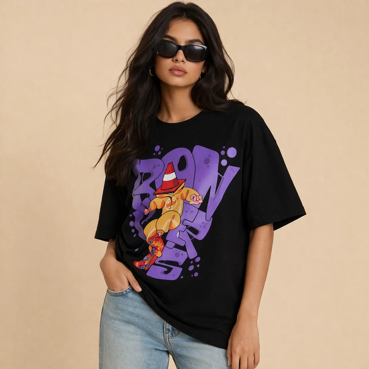 Cone Hustler T-Shirt - Premium Cotton - AAZ Bangladesh