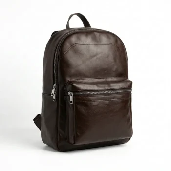 Velante Premium Leather Backpack: Brown 02 - Premium Quality - AAZ Bangladesh