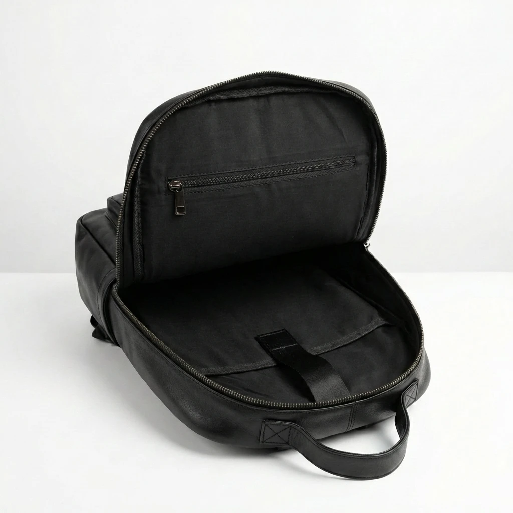 Velante Premium Leather Backpack: Black - Premium Quality - AAZ Bangladesh