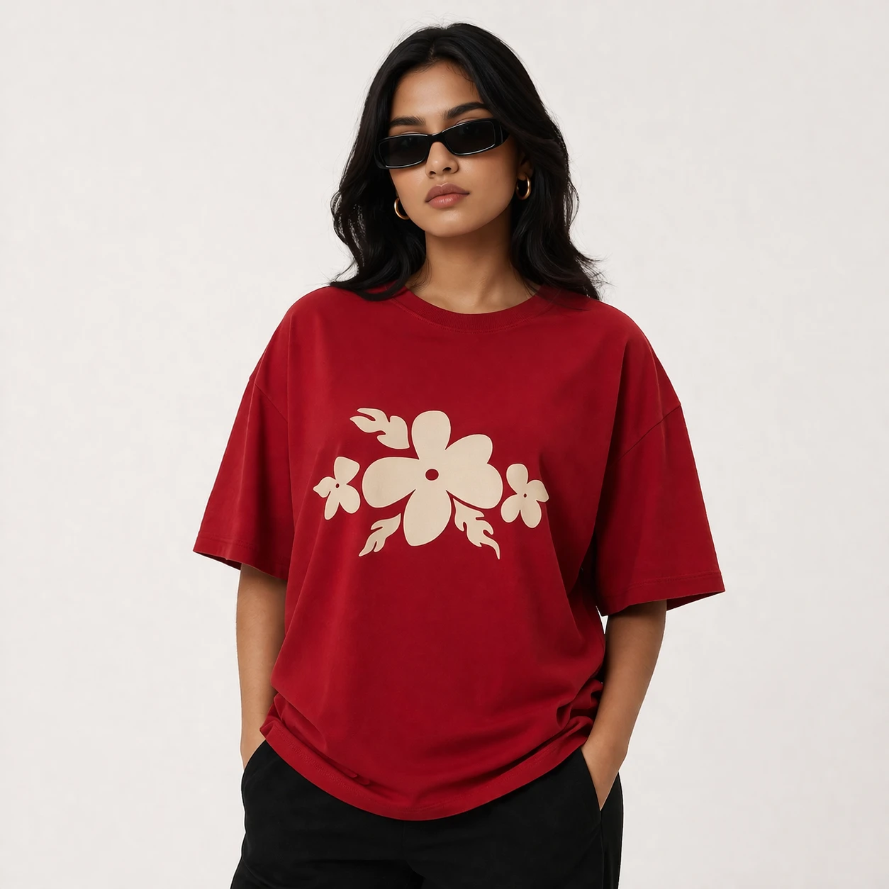 Urban Blossom T-Shirt - Premium Cotton - AAZ Bangladesh
