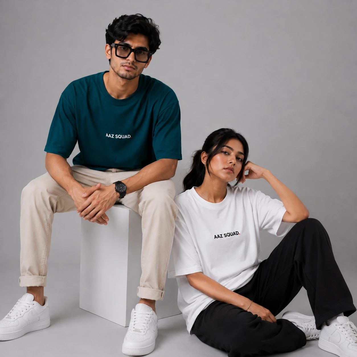 AAZ Squad Iconic T-Shirt – Petrol Green